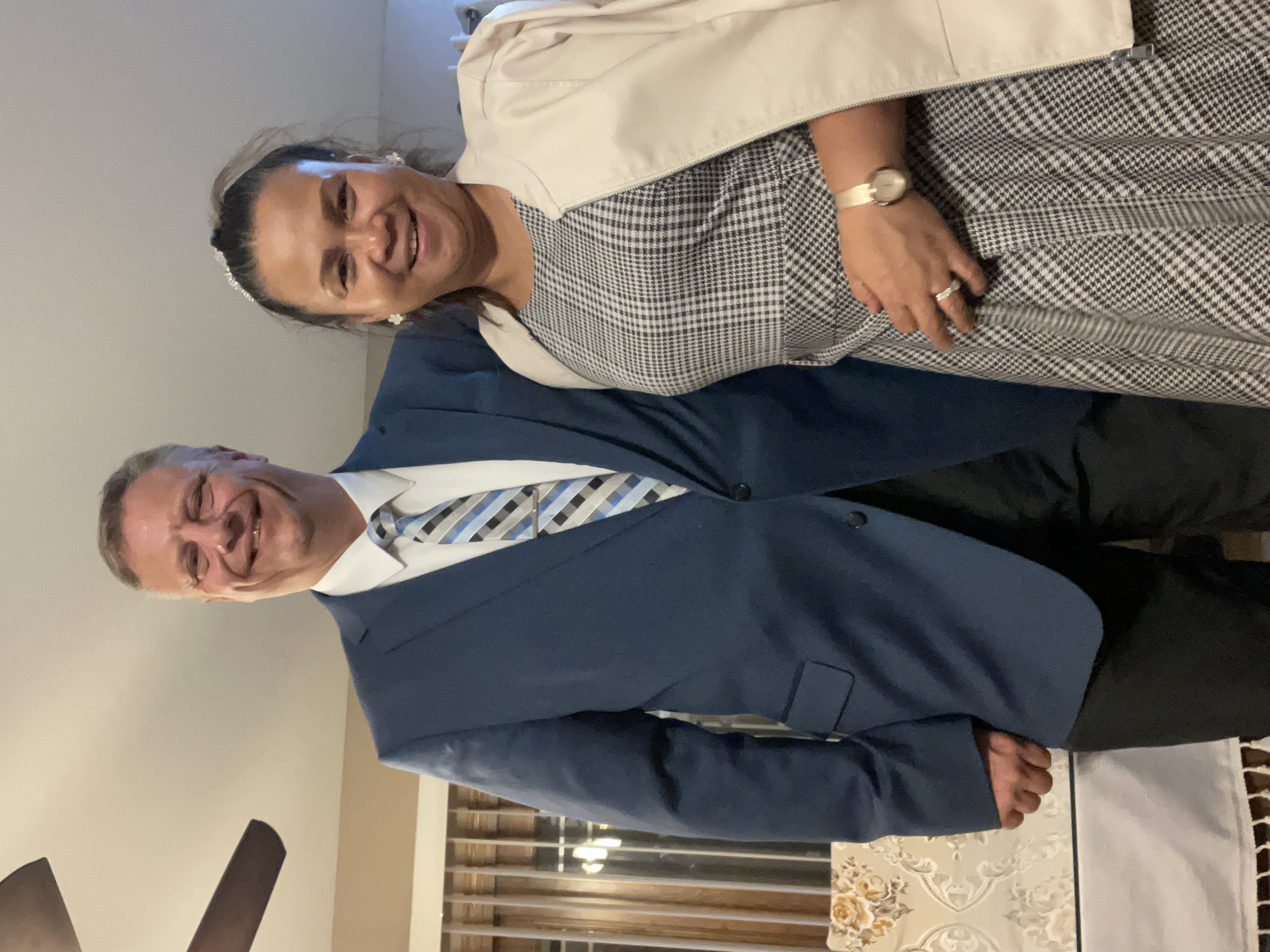 Gene and Daisy smiling together